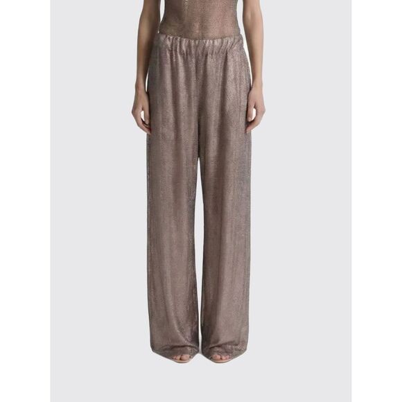 Alberta Ferretti Pants Woman Grey
